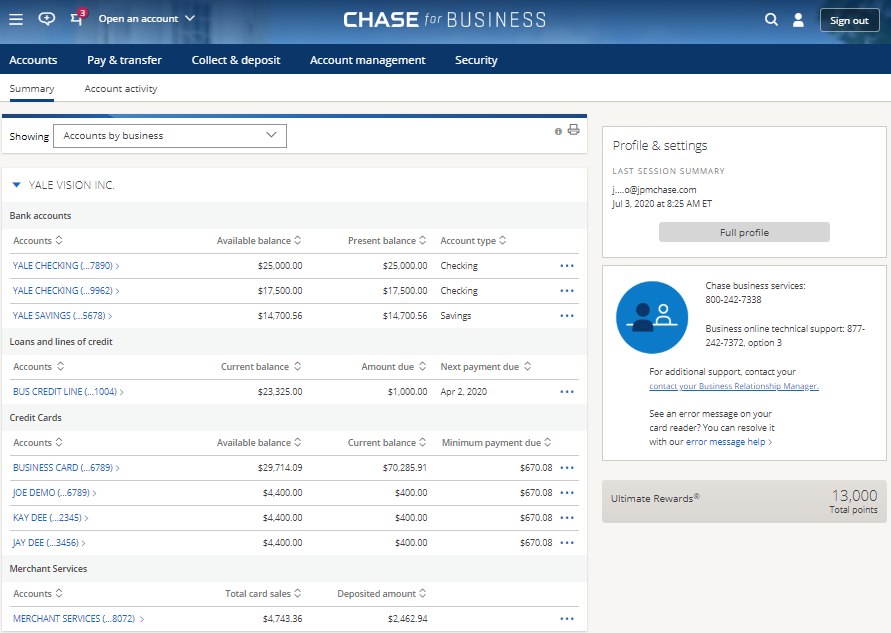 chase view online statements