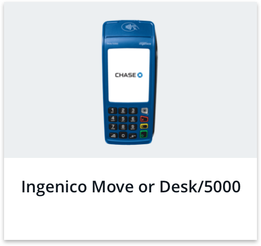 Ingenico Move or Desk/5000